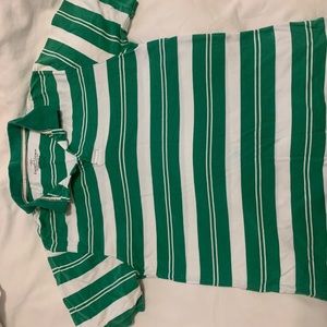 Collard Short Sleeve Polo Shirt